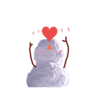 雪だるまでおしゃべり（個別スタンプ：30）