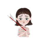 ツンデレ女子の日常（個別スタンプ：6）
