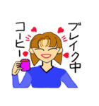 しもぶくれ女子のスタンプ（個別スタンプ：33）