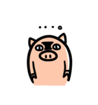 オヤユビのブタ子。（個別スタンプ：11）
