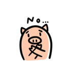 オヤユビのブタ子。（個別スタンプ：23）