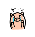 オヤユビのブタ子。（個別スタンプ：31）