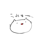 ゆるーい白猫スタンプ（個別スタンプ：30）