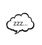 日常吹き出し文字（個別スタンプ：1）