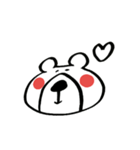 しもぶくれくま。（個別スタンプ：5）