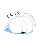 ねことんとん 白猫の日常（個別スタンプ：16）