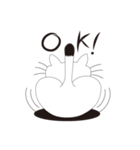 ねことんとん 白猫の日常（個別スタンプ：27）