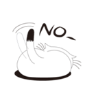 ねことんとん 白猫の日常（個別スタンプ：28）