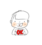 やさしい会話しよう（個別スタンプ：3）