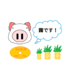 Pig 天気予報（個別スタンプ：5）