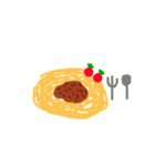 今日は何を食べることにしましょうか？（個別スタンプ：16）