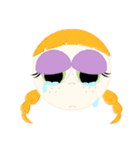 おさげGirl（個別スタンプ：3）