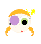 おさげGirl（個別スタンプ：13）