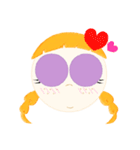 おさげGirl（個別スタンプ：14）