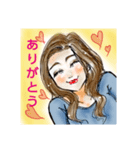 ちょw可愛っ♥女の子スタンプ（個別スタンプ：2）