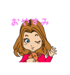 女の子挨拶（個別スタンプ：2）