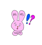 えむずうさぎの日常（個別スタンプ：25）