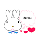 Lover heart Rabbits 会話（個別スタンプ：15）