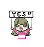 おんなのコの日常（個別スタンプ：5）