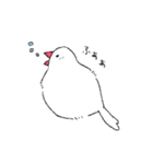 白文鳥のししゃも（個別スタンプ：28）