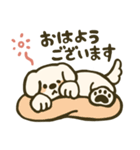 垂れ耳わんこさんスタンプ（個別スタンプ：1）