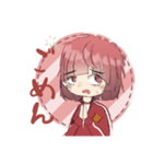 はたらかないおんなのこ（個別スタンプ：2）