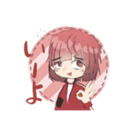 はたらかないおんなのこ（個別スタンプ：3）
