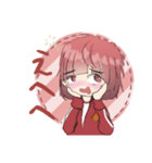 はたらかないおんなのこ（個別スタンプ：6）