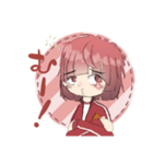はたらかないおんなのこ（個別スタンプ：8）