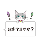 猫と私と家族の介護のスタンプ。利用者目線（個別スタンプ：20）