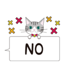 猫と私と家族の介護のスタンプ。利用者目線（個別スタンプ：22）