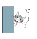 猫と私と家族の介護のスタンプ。利用者目線（個別スタンプ：24）