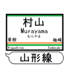 山形線(奥羽本線) 駅名 シンプル＆いつでも（個別スタンプ：29）