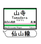 仙山線 駅名 シンプル＆気軽＆いつでも（個別スタンプ：15）