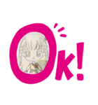 ヒナちゃんのお絵描き（個別スタンプ：4）