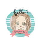 ヒナちゃんのお絵描き（個別スタンプ：5）