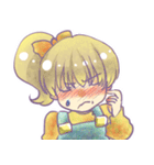 照れ顔こまち（個別スタンプ：2）