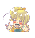照れ顔こまち（個別スタンプ：5）