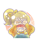 照れ顔こまち（個別スタンプ：19）