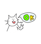 白猫ジョニー（個別スタンプ：1）