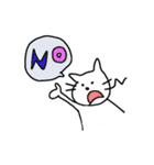白猫ジョニー（個別スタンプ：2）