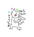 白猫ジョニー（個別スタンプ：14）