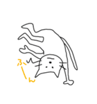 白猫ジョニー（個別スタンプ：18）