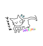 白猫ジョニー（個別スタンプ：21）