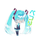 初音ミクさんのスタンプ by1055（個別スタンプ：4）