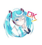 初音ミクさんのスタンプ by1055（個別スタンプ：12）