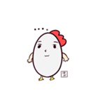 ゅかが使うニワトリ日常スタンプ（個別スタンプ：1）