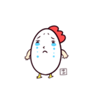 ゅかが使うニワトリ日常スタンプ（個別スタンプ：3）