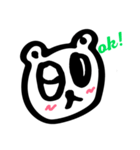 こどもの手書きイラスト② くまさん（個別スタンプ：12）