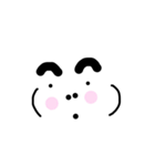 顔文字のモジコとモジオ（個別スタンプ：6）